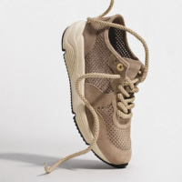 Tênis Cinza Camurça Solado Esportivo