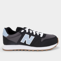 Tênis New Balance 500 V\'2 Feminino - Preto+Azul claro