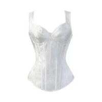 Top Corset Steampunk Gótico plus Size Para Mulheres Com Alças, Zíper E Cole