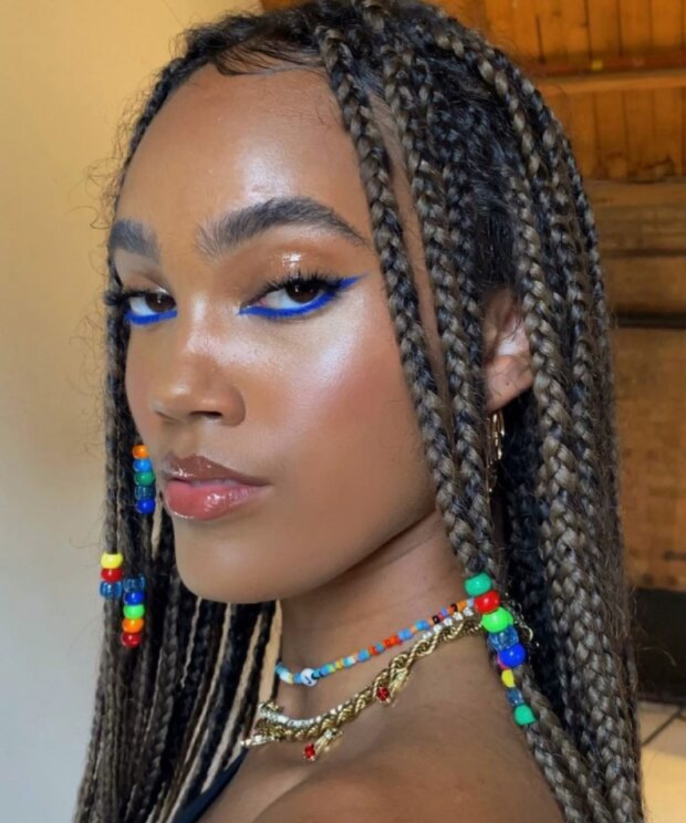 Penteado para Carnaval simples