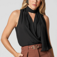 Blusa Cachequer com Lenço