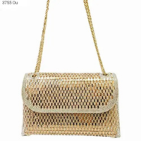 Bolsa Festa Clutch Social com Brilho  Noite  Casamento  Balada Alça de Corr