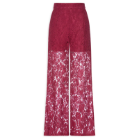 Calça Feminina Em Renda Vermelho Market 33