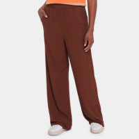 Calça Hering Pantalona Feminina - Marrom