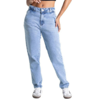 Calça Jeans Sawary Mom - 281246 - Azul claro 40 - Azul
