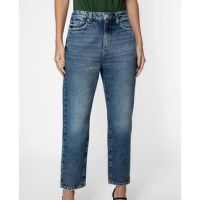 Calça Mom Jeans Azul - Azul