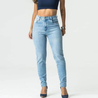Calça Mom Jeans Feminina Zune - Azul