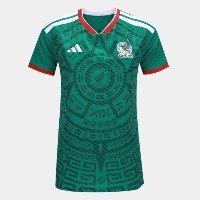 Camisa Seleção México Home Torcedor 2026 s/n Adidas Feminina Camisa Seleção