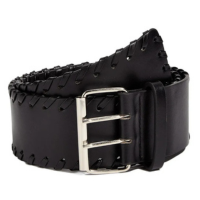 Cinto Largo Trançado Y2k Punk Para Mulheres