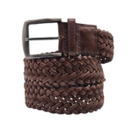 Cinto masculino trançado trissê couro unisséx 24124