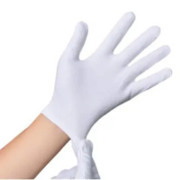 Luva Branca Meia Malha Fantasia Cosplay Papainoel Noiva - D\'PRESNETES