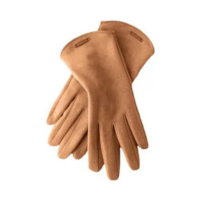 Luvas Femininas De Inverno Com Tela Sensível Ao Toque, Quentes, Macias, Con