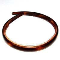 N 602608 Tiara Dentes 1,0cm Lg Tartaruga De Acetato Musa Kalliopi