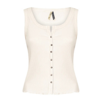 REGATA FEMININA VISTA COM BOTÕES CANELADO