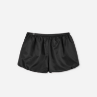 Short curto balonê preto
