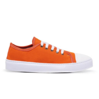 Tênis Lila Martore Confortável Linha Casual Feminino - Laranja