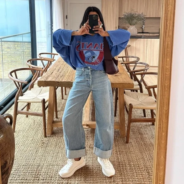 Esses 8 looks com tênis branco provam que ele nunca vai sair de moda