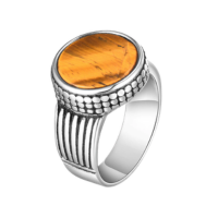 Anel Amarelo Redondo