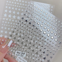 Autocolante Decorativo De Unhas Série Estrela 3D Menina Arte Material De Br