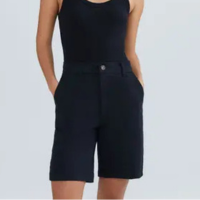 Bermuda Básica Feminina Em Sarja - Hering