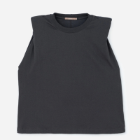 Blusa Muscle Tee em Algodão Curve & Plus Size Cinza