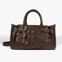 Bolsa Tote Média Heaven Tresse Marrom