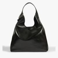 Bolsa Hobo Iga Grande Couro Preta