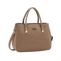 Bolsa Alça de Mão Mini Tramas - Marrom - Chenson