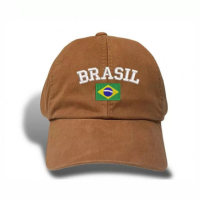 Boné Dad Hat Unissex em Sarja 100% Algodão Aba Curva Personalizado Bordado