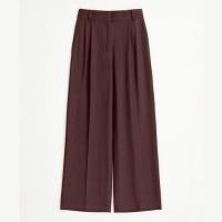 Calça Pantalona Com Pregas