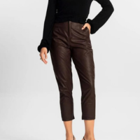 Calça Feminina Courino Endless Marrom - Marrom