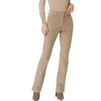 Calça Feminina Seiki Veludo Marrom Claro - 251141