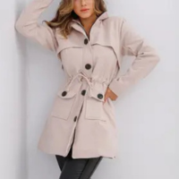 Casaco Trench Coat com cinto Menina Bonita 16147