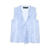 Colete Translucido Sem Mangas Para Mulheres, Moda De Outono, Estilo Casual,