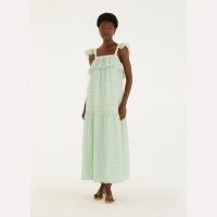 Vestido Verde Bordado