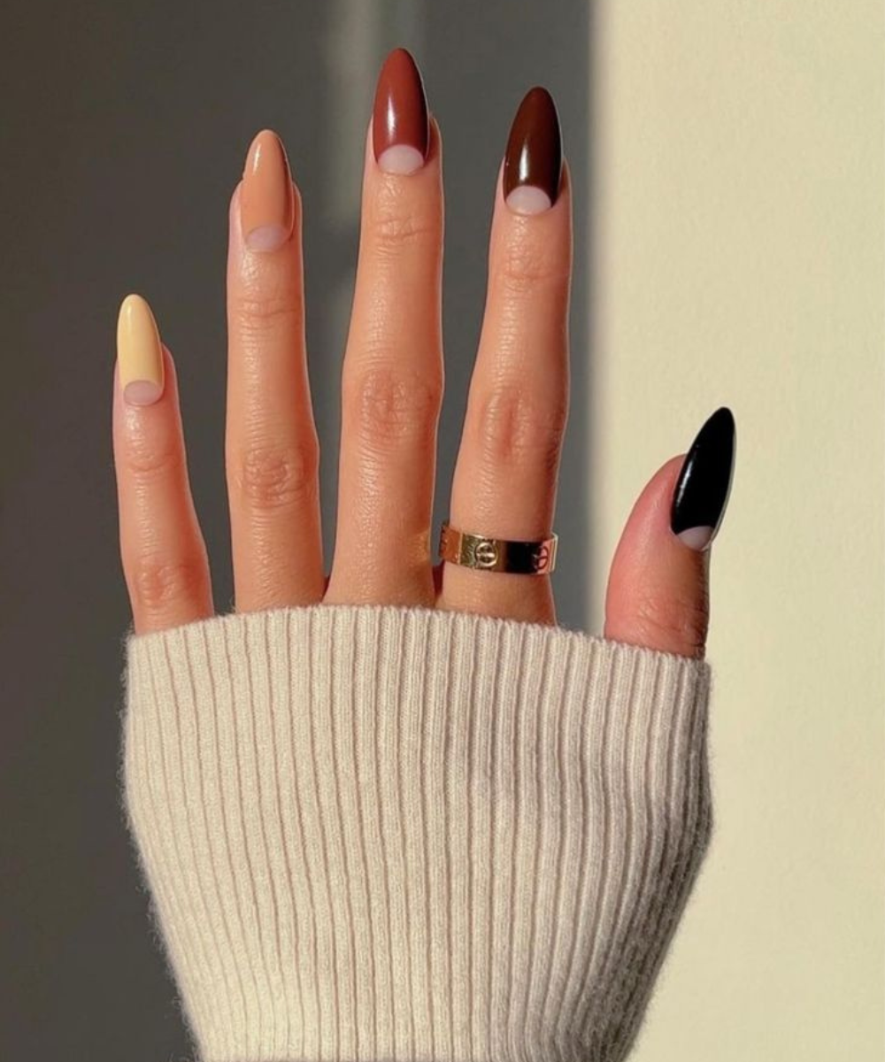 Esmaltação polêmica meia-lua