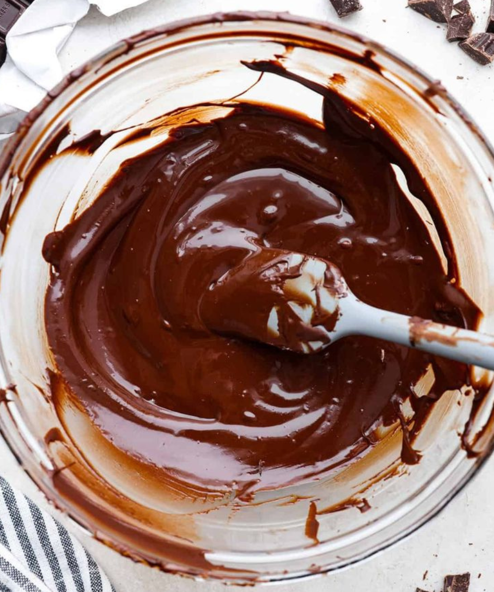 processo de ovo de páscoa em fatias