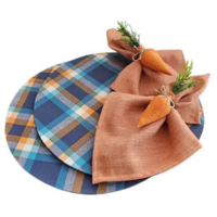 Kit Páscoa 12 Lugares Capa Sousplat Base Guardanapo Anel PG - Criarte Opçõe