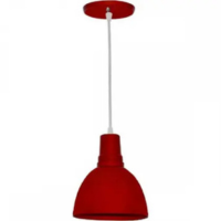 Luminaria Pendente Condulai Vermelha Pen Fun 015 Vm