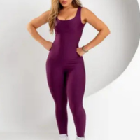 Macacão Longo Legg Fitness Academia (Bojo Removível) - Femmy