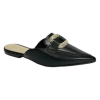 Mule Sua Cia Bico Fino Ana Castela 8189.15624 Preto