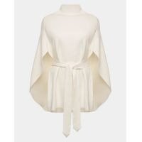 Capa Minimal com Cinto Off White