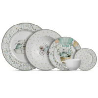 Pratos Sobremesa Coelho Alleanza 6 Pçs - Páscoa