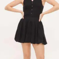 Saia Curta Feminina Balone Marisa Preto-66004