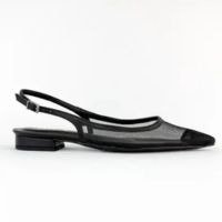 Slingback feminino com tela transparente 1812 - ADORA