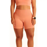 Short Lupo Lsport Basic Sem Costura Academia Cor Coral