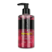 Styling Gel 245g C Kamura Fixação Máxima Sem Álcool Cabelos