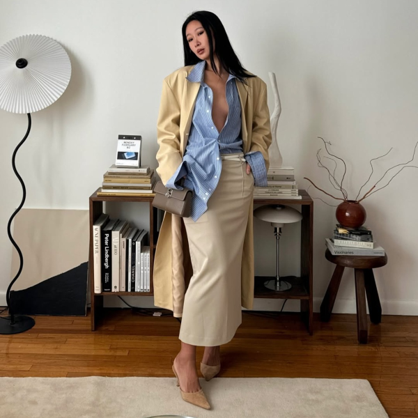 5 maneiras realmente estilosas de usar looks com saia lápis no outono