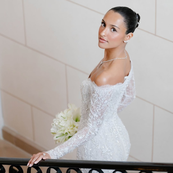 Estamos apaixonadas pelo vestido de noiva da Alexandra Saint Mleux