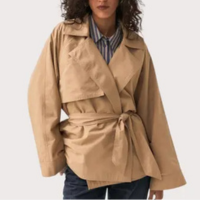 Trench Coat Shoulder Curto